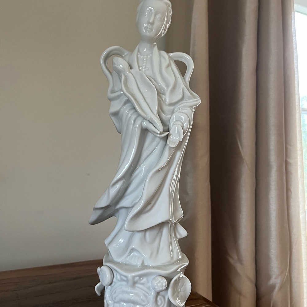 🌻Vintage white porcelain Homco Asian Goddess - Picture 2 of 14